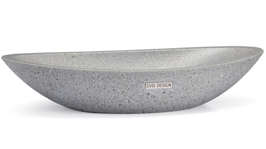 12438-umyvadlo_orion_hardcore_lightgrey_02 Umyvadlo 60 cm ORION HARDCORE - světlá šedá, bez dekoru, lak mat