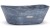 Umyvadlo 50 cm LIBRA BASIC - PATINA modrošedá, lak mat